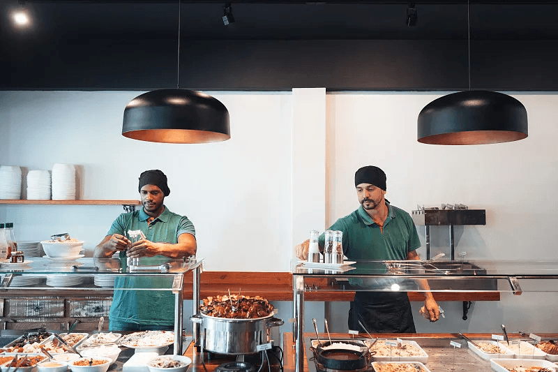 A distinct food service venue within a multi-location operation
